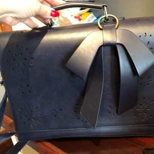 Navy Blue Women’s Brief Case